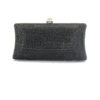 Crystal Couture Ladies Black Crystal Clutch Bag