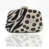 Crystal Couture Ladies Crystal Zebra Leopard Evening Bag