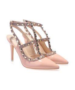 Crystal Couture Patent Studded Sling Back Bridal Shoes 2