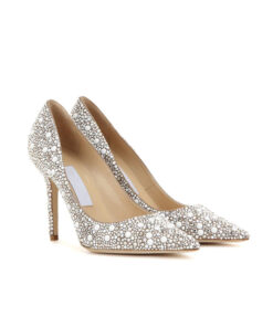 Crystal Couture Ladies Pointed Court Shoe 1