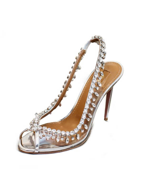 Crystal Couture Crystal Peep Toes