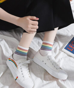 Crystal Couture COVID-19 Charity Rainbow Shoes