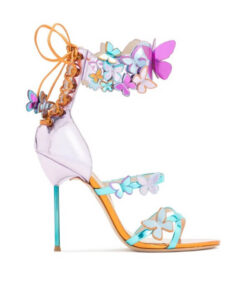 Crystal Couture Butterfly Ladies Sandal Heels