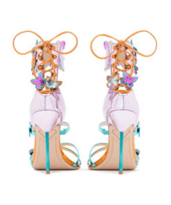 Crystal Couture Butterfly Ladies Sandal Heels