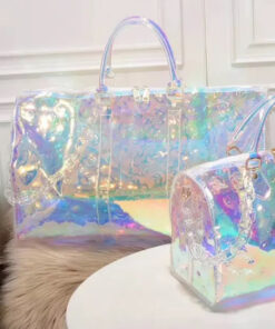 Crystal Couture Rainbow Sports Gym Bags