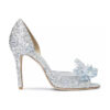 Crystal Couture Cinderella Peep Toe Heel