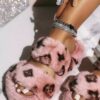 Crystal-couture-pink-fluffy-slippers