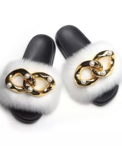 Crystal-couture-fluffy-slide