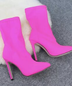 Crystal-couture-Neon-pink-ladies-boots