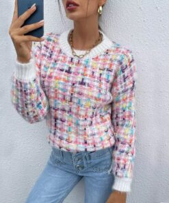 Rainbow fashion jumper