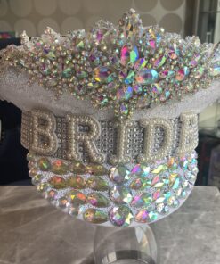 Bride crystal hats