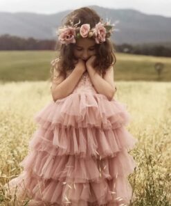 Pink-flower-girl-dresses