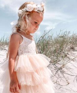 Pink-flower-girl-dresses