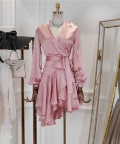 Ladies-spring-dress-crystal-couture