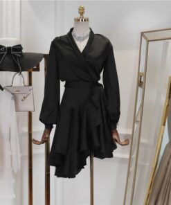 Ladies-spring-dress-crystal-couture