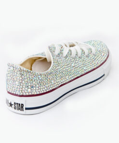 Crystal Couture Converse Low-Tops Trainers