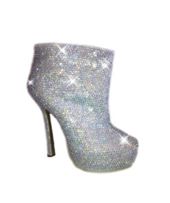 Crystal Couture Crystal Platform Boots