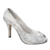 Crystal Couture Crystal Wedding Bridal Peep Toe Heels