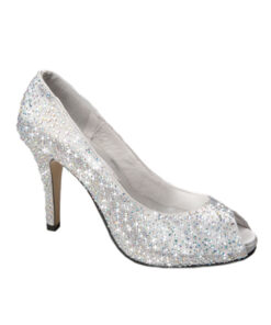 Crystal Couture Crystal Wedding Bridal Peep Toe Heels