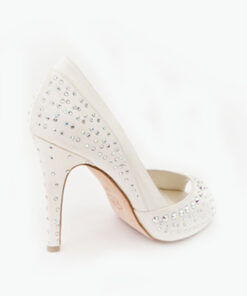 Crystal Couture Glitz and Glam Crystal Peep-toe Heels