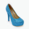 Crystal Couture Something Blue Wave Crystal Platform Heels